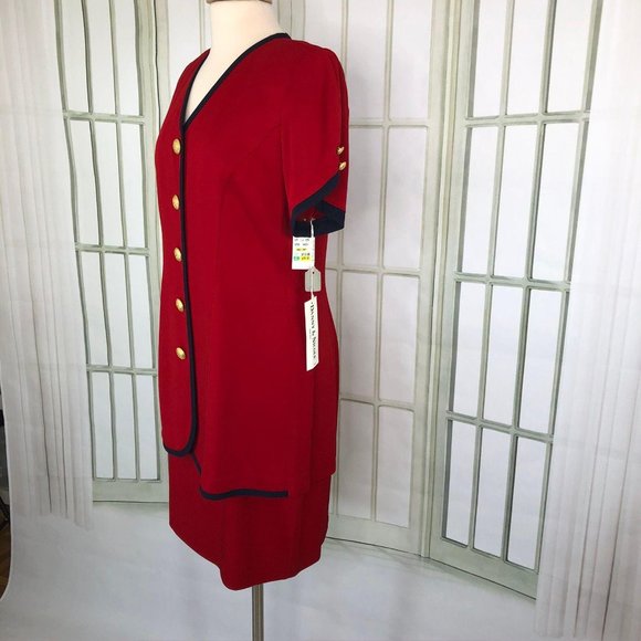 Danny & Nicole Shift Business Dress Lagenlook - Picture 7 of 9